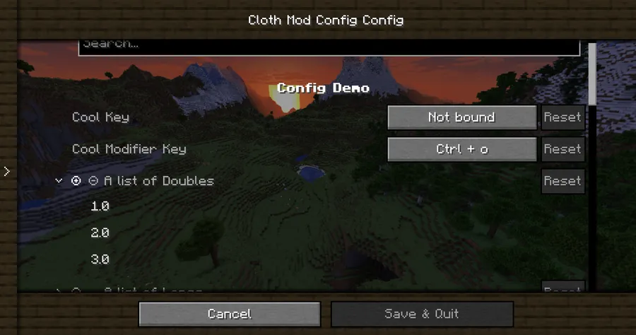 Panorama Screens Mod (1.20.4) Screenshot