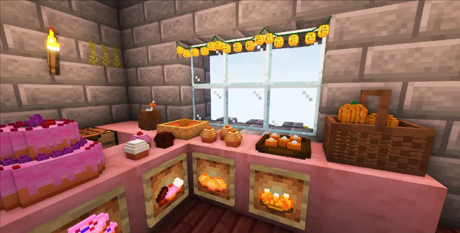 Magic Vibe Decorations (Crystals, Halloween) Mod (1.21.11) Screenshot