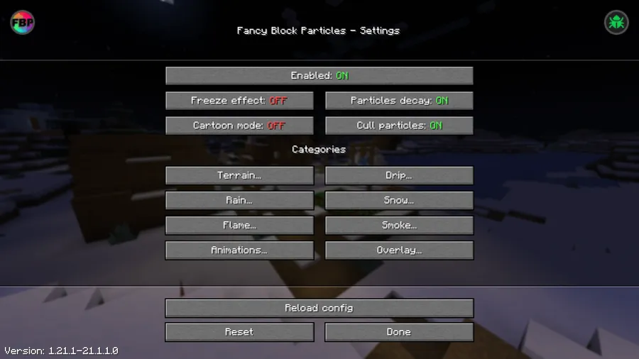 Fancy Block Particles - Renewed Mod (1.21.11) Screenshot