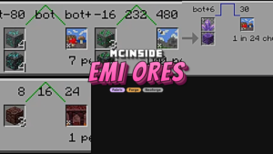 EMI Ores Mod (1.21.1, 1.20.1) - Gameplay Upgrade