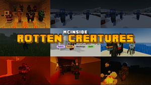 Rotten Creatures Mod (1.21.1, 1.20.1) – Rotten Zombies, Unique Mob