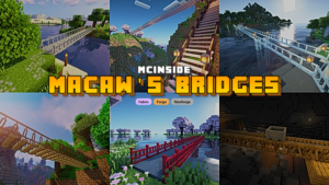Macaw's Bridges Mod (1.21.11, 1.20.6) - A lot Types of Bridges