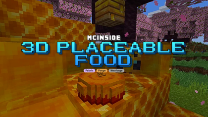 3D Placeable Food Mod (1.21.11) - thumbnail