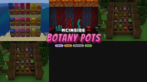 Botany Pots Mod (1.21.1) – Automate The Cultivation of Any Crop