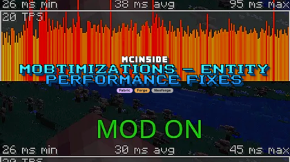 Mobtimizations - Entity Performance Fixes Mod (1.20.1) - thumbnail