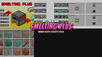 Smelting Plus Mod (1.21.11) - thumbnail