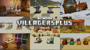 VillagersPlus Mod (1.20.1, 1.20) - FPS Optimization