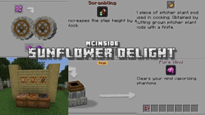 Sunflower Delight Mod (1.20.1) – Creative Flower Uses