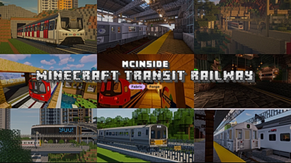 Minecraft Transit Railway Mod (1.20.4) - thumbnail