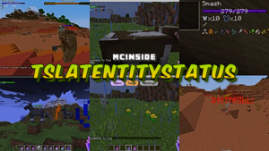 TslatEntityStatus Mod (1.21.11, 1.20.6) – HUD-Style Entity Status