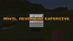 Anvil Never Too Expensive Mod (1.21.11) – Removes The Level Cap