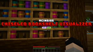 Chiseled Bookshelf Visualizer Mod (1.21.8) – Visually Display Books