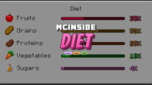 Diet Mod (1.20.1, 1.20) – Food Groups, Dietary Effects