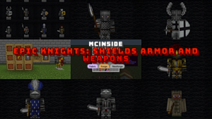 Epic Knights: Shields Armor and Weapons Mod (1.21.1, 1.20.2)