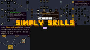 Simply Skills Mod (1.20.1, 1.20) – Combat Skill Tree