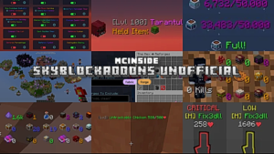 SkyblockAddons Unofficial Mod (1.21.11, 1.21.10) - Gameplay Upgrade