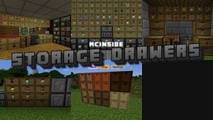 Storage Drawers Mod (1.21.11, 1.20.1) – Store Hundreds of Items