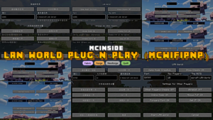 LAN World Plug-n-Play (mcwifipnp) Mod (1.21.11) - World Generation