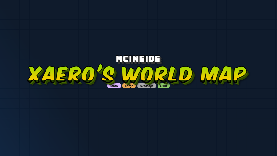 Xaero's World Map Mod (1.21.11) - thumbnail