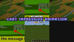 Chat Impressive Animation Mod (1.21.11, 1.20.6) – Smooth Chat Message