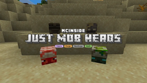 Just Mob Heads Mod (26.1.2, 1.20.6) – Mobs Drop Their Head on Death
