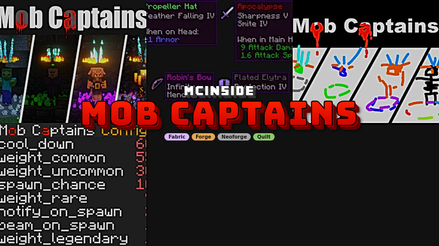 Mob Captains Mod (1.21.10) - thumbnail