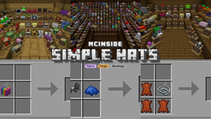 Simple Hats Mod (1.21.1, 1.20.4) – Over 300 Hats